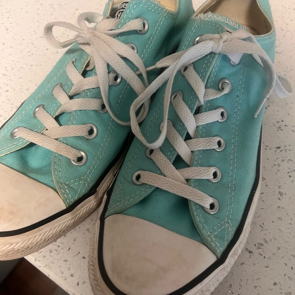 Converse Low tops. Aqua blue - Picture 2 of 4